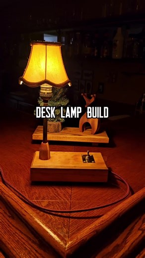 Unique Desk Lamp Project Using Repurposed Materials
