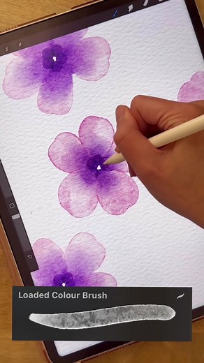 Learn to Paint Realistic Watercolor Flowers on Procreate | Art Tutorial