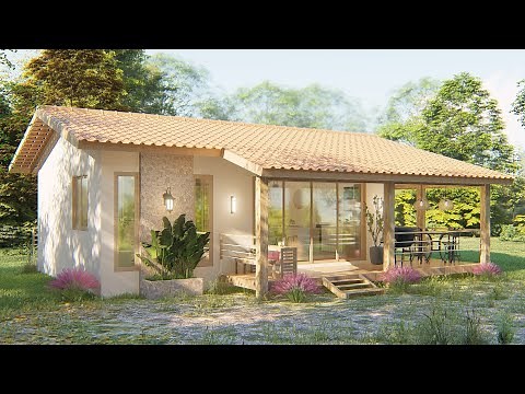 Tiny House Design 6.5 x 9 meters ( 600 Sqft ) with floor plan