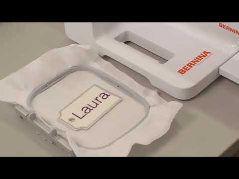 Embroidery tutorial: Pinpoint Placement of embroidery designs with the B 500 and B 590