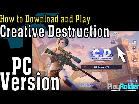 How to Play Creative Destruction (PC VERSION) Without Emulators