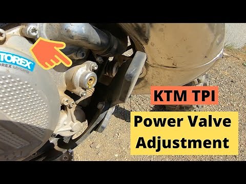 KTM TPI POWER VALVE ADJUSTMENT