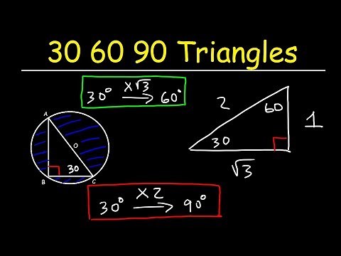 Special Right Triangles - 30 60 90 - Geometry & Trigonometry | SAT Math