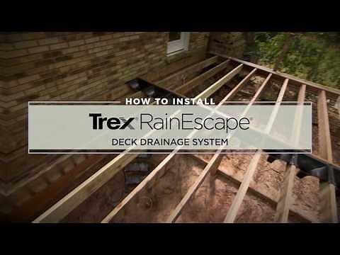 Trex RainEscape Installation