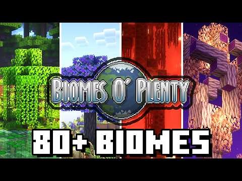 Biomes O' Plenty [ALL BIOMES] - Minecraft Mod Showcase - Best Mods 1.21 Fabric/Forge