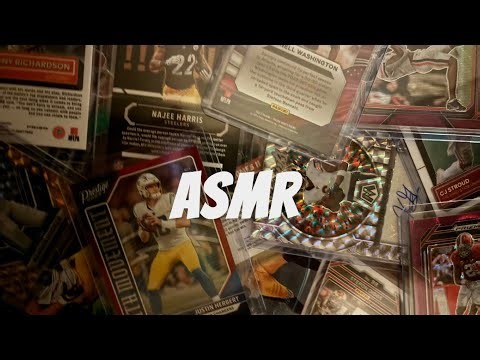 ASMR 🏈 Football Card Collection! (Whispering)