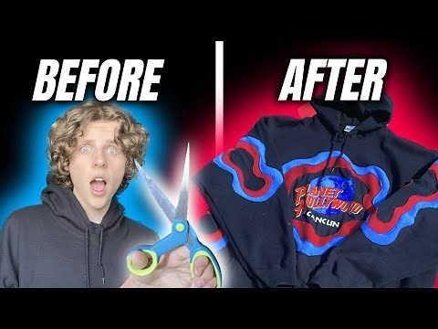 The SECRET to Making CUSTOM HOODIES!! (full tutorial)