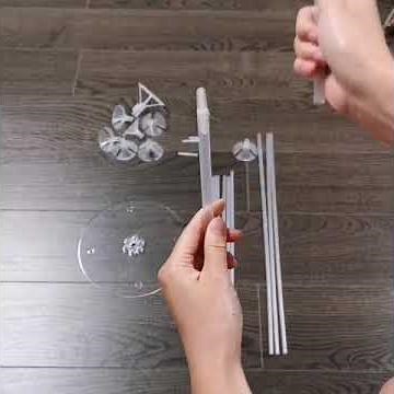 Diy balloon table stand