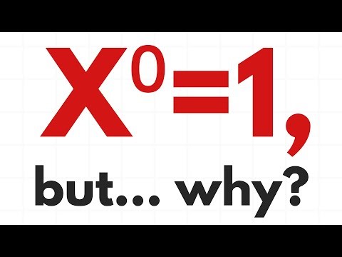Why Does Anything to the Power of Zero Equal One?
