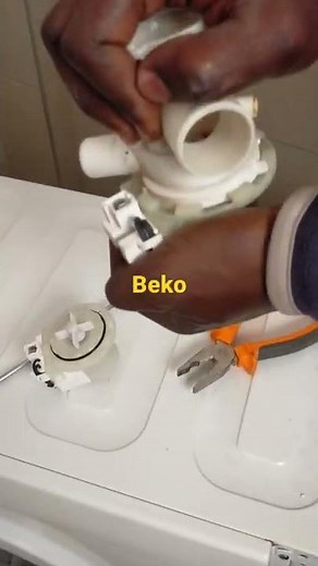Replacing a beko washing machine drain pump