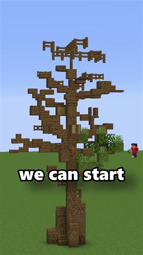 Day 2 : Building A tree Until I'm good like BdoubleO100! #shorts
