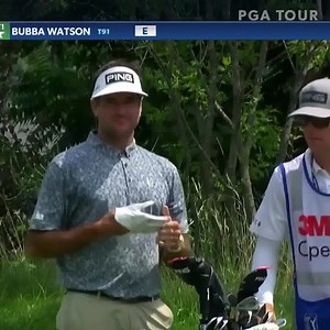 Curving drives and epic saves. Bubba Watson gave the fans a show Friday at the 3M Open. | PGA TOUR