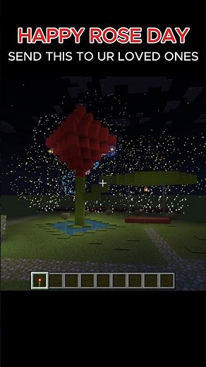 Minecraft: I Built a Valentine's Day Rose