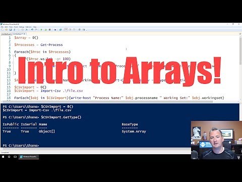 PowerShell Arrays Introduction