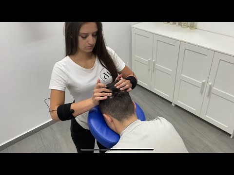 ASMR Massage - ASMR female head, scalp, neck and arms massage