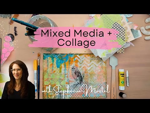 Mixed Media Art Collage Tutorial : Creating "Seek"