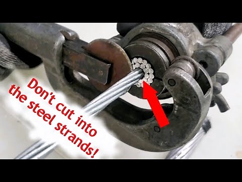 How to splice 556 ACSR - 2 part compression sleeve