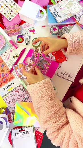 And that satisfying sticker peeling 😍 What do you love most about using stickers? Shop this fuzzy butterfly sticker at the link in bio 🦋 #pipsticks #pipstickers #stickers #satisfying #satisfyingstickers #stickerlover #stickerlove #satisfyingvideo #stickervideo #fuzzystickers #cutestickers #butterflystickers | Pipsticks