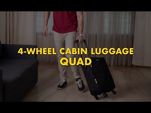 Travel Ready Quad 4-Wheel Collapsible Cabin Luggage