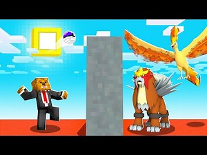 THROWING Pokeballs for MYSTERY Pokemon In Minecraft | JeromeASF