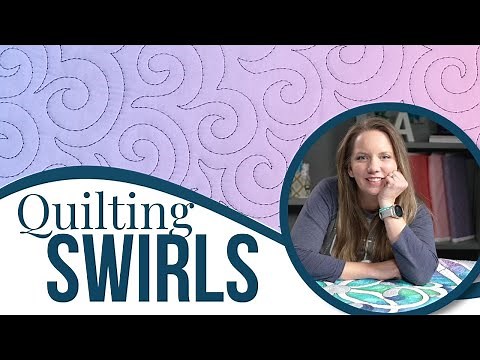 Machine Quilting Swirls Step by Step - Mastering Swirls Free-motion Challenge w/ Angela Walters