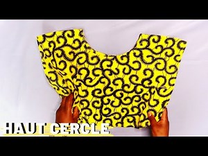 TOP CERCLE - TUTORIEL COUTURE FACILE -MODÈLE FILLETTE- PRETTY IRO