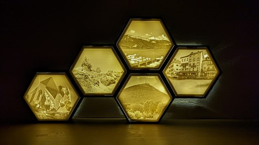3D Print Your Own Hexagon Lithophane Easily • ItsLitho
