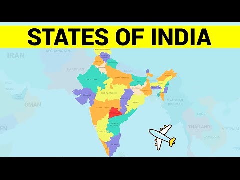 INDIAN STATES - Learn the States of India Easily on Map
