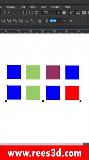 How to Find and Replace Colors in CorelDRAW #shorts #graphicdesign #coreldraw #rees3d