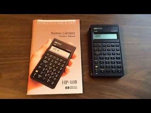 HP-10B Business Calculator