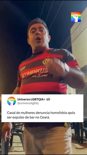 Hugo Gloss on Instagram: "Um casal de mulheres relatou ter sido expulso de um estabelecimento, Boteco MV, após uma troca de beijo, em Missão Velha, no interior do Ceará. O caso aconteceu na última quarta-feira (10) e tem repercutido nas redes sociais. Um vídeo mostra o momento em que o dono do bar pede para que as clientes paguem a conta e se retirem do local. Na gravação, o proprietário cita um beijo delas, diz que “não aceita esse tipo de coisa” e que o estabelecimento é um “ambiente de famíli