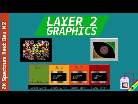 ZX Spectrum Next Layer 2 Graphics - Retro Coding in C and Z80 - Devlog #2