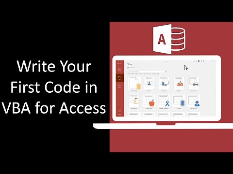 Write Your First Code in VBA for Access