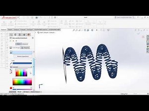SolidWorks Tutorial - how to draw double coil spring