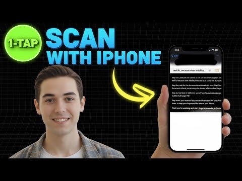 How To Scan With iPhone | Built-in Notes App (2025)