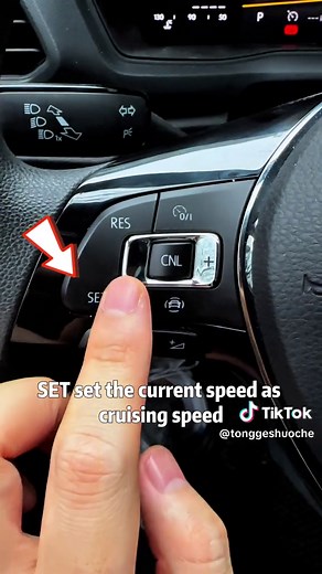 How to use the car's cruise control system?#car | cruise control car