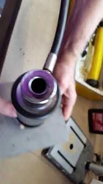 Knockout Punch - Making a Clean Hole in a Steel Plate