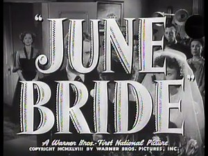 June Bride (1948) - Original Theatrical Trailer - (WB - 1948)