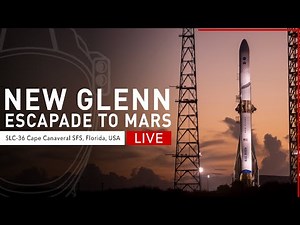 LIFTOFF! Blue Origin New Glenn Launches NASA"s Escapade Mission To Mars - 2nd Attempt