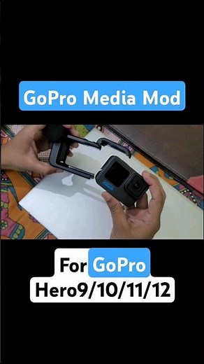 GoPro Media Mod for GoPro Hero9/10/11/12 #gopro #goprohero10black #gopromediamod #hero10black