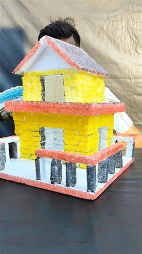 Thermocol House 🏡 #shorts