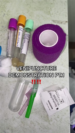 Phlebotomy Tutorial: Venipuncture Demonstration Part 1