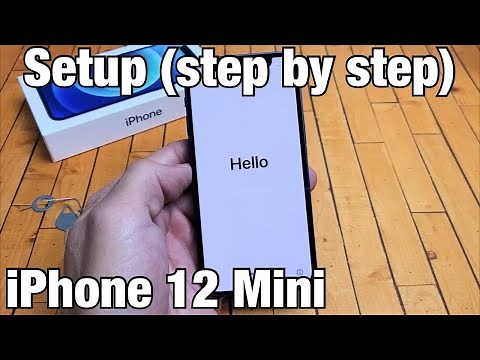 iPhone 12 Mini: Setup (step by step) + Insert SIM Card at end of video