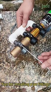 Tips for installing pipe fittings