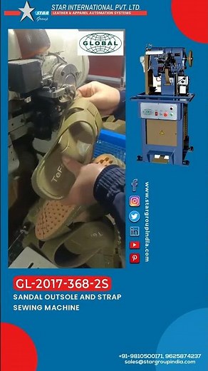 Revolutionize Your Footwear Production with This Powerful Shoe & Sandal Sewing Machine!