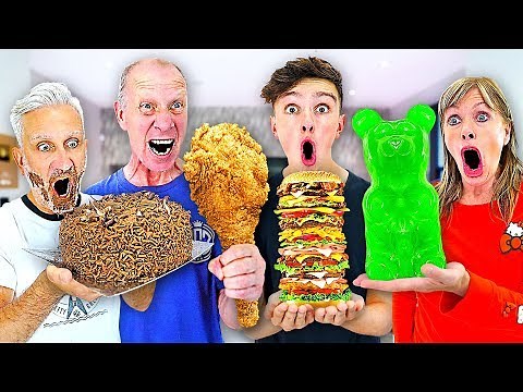 Eating 100,000 CALORIES In 24 HOURS - Challenge