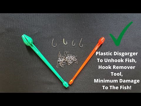 How To Use A Plastic Disgorger To Unhook Fish - Snelled Fish Hook Remover Tool 2 in 1 [4K]