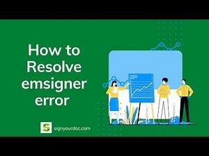 How to Resolve emsigner Error on GST Portal - Step by Step Compete process.