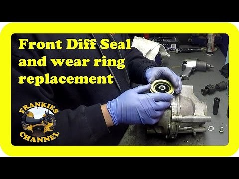 Can Am Front Diff Input Shaft Wear Ring & Seal Replacement