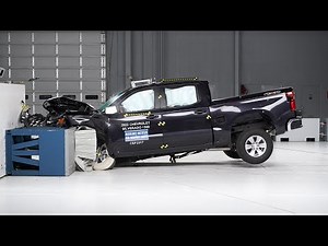2023 Chevrolet Silverado 1500 crew cab updated moderate overlap IIHS crash test